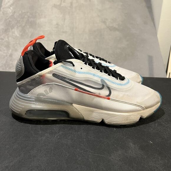 Nike Air Max 2090 Shoes Mens Size 13 White Black Gray Red Pull Tab Sneakers main image 11